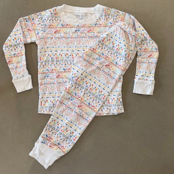 Joy Street Other - Joy Street Rainbow Pajama Set Size 5 | 100% Pima Cotton | Colorful Print